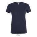 Camiseta Mujer Algodón Corte Entallado French Marino XXL