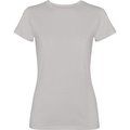 Camiseta mujer algodón efecto desgastado GRIS PIEDRA LAVADO 2XL