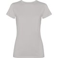 Camiseta mujer algodón efecto desgastado Gris Piedra Lavado L