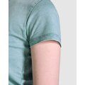 Camiseta mujer algodón efecto desgastado