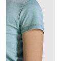Camiseta mujer algodón efecto desgastado