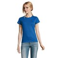 Camiseta Mujer Algodón Semi-Peinado Azul Royal S