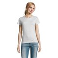 Camiseta Mujer Algodón Semi-Peinado Ceniza Xl