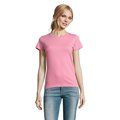 Camiseta Mujer Algodón Semi-Peinado Rosa Orquídea L