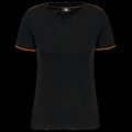 Camiseta mujer antibolitas Black / Orange L
