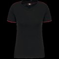 Camiseta mujer antibolitas Black / Red S