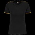 Camiseta mujer antibolitas Black / Yellow XL
