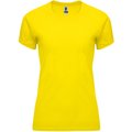 Camiseta Mujer Control Dry Entallada Amarillo XL