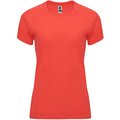 Camiseta Mujer Control Dry Entallada CORAL FLUOR M