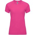 Camiseta Mujer Control Dry Entallada ROSA FLUOR 2XL