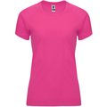 Camiseta Mujer Control Dry Entallada Rosa Fluor M