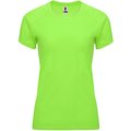 Camiseta Mujer Control Dry Entallada Verde Fluor 2XL
