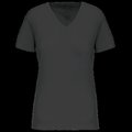 Camiseta de mujer cuello de pico DARK GREY XXL