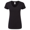 Camiseta Mujer Cuello Pico Neg L