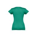 Camiseta Mujer Entallada de Algodón Escote V