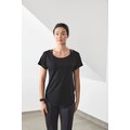 Camiseta mujer hombros caídos