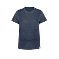 Camiseta Mujer Jaspeada Algodón Reciclado Mar S