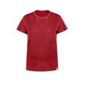 Camiseta Mujer Jaspeada Algodón Reciclado Rojo XXL