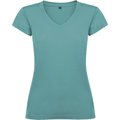 Camiseta de mujer manga corta entallada Azul Dusty L