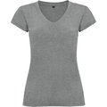 Camiseta de mujer manga corta entallada Gris Vigore M