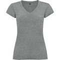 Camiseta de mujer manga corta entallada Gris Vigore S