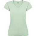 Camiseta de mujer manga corta entallada Verde Mist Xl