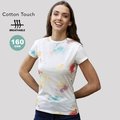 Camiseta Mujer Poliester Cuello Redondo Estampada