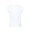 Camiseta Niña Entallada Blanca 100% Algodón