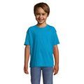 Camiseta Niño 150g Manga Corta Aqua 4XL