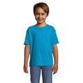 Camiseta Niño 150g Manga Corta Aqua XXL