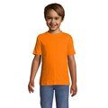 Camiseta Niño 150g Manga Corta Naranja 4 Años