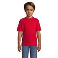 Camiseta Niño 150g Manga Corta Rojo 4XL