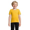 Camiseta Niños 175g Algodón Ajustada Dorado 4 Años