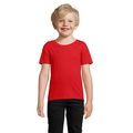 Camiseta Niños 175g Algodón Ajustada Rojo 4 Años