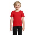 Camiseta Niños 175g Algodón Ajustada Rojo Xl