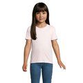 Camiseta Niños 175g Algodón Ajustada Rosa Pálido 2 Años