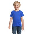 Camiseta Niños Ajustada 150g Algodón Azul Royal M