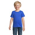 Camiseta Niños Ajustada 150g Algodón Azul Royal XL