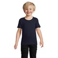 Camiseta Niños Ajustada 150g Algodón French Marino 3Xl