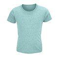 Camiseta Niños Ajustada 150g Algodón Heather Light Green 6 Años
