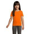 Camiseta Niños Ajustada 150g Algodón Naranja 4 Años