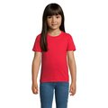 Camiseta Niños Ajustada 150g Algodón Rojo M