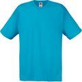 Camiseta niños algodón cuello redondo Azur Blue 7/8 ans