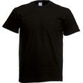 Camiseta niños algodón cuello redondo Black 12/13 ans