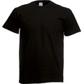 Camiseta niños algodón cuello redondo Black 5/6 Ans