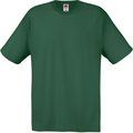 Camiseta niños algodón cuello redondo Bottle Green 7/8 ans