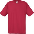 Camiseta niños algodón cuello redondo Brick Red 5/6 Ans