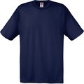 Camiseta niños algodón cuello redondo Deep Navy 7/8 Ans