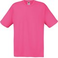Camiseta niños algodón cuello redondo Fuchsia 5/6 Ans