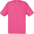 Camiseta niños algodón cuello redondo Fuchsia 7/8 Ans